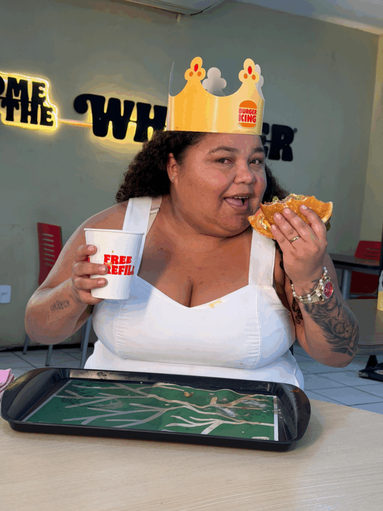 Burger King® traz Lannynha, Diva do Carnaval de Aquiraz, para reforçar ofertas pós-carnaval