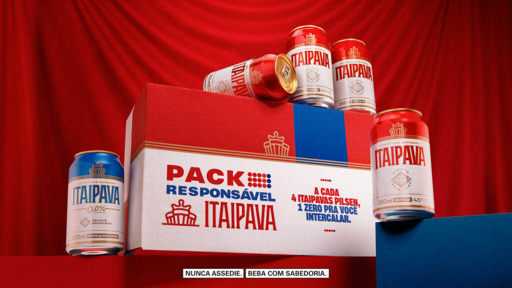 Itaipava lança pack com cerveja sem álcool para incentivar consumo moderado no Carnaval