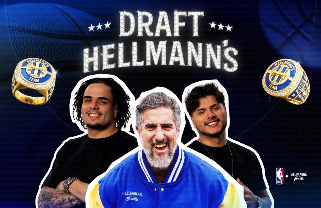 Hellmann’s e NBA renovam parceria no Brasil e lançam reality com Mion, Igão e Mítico durante o All-Star 2026