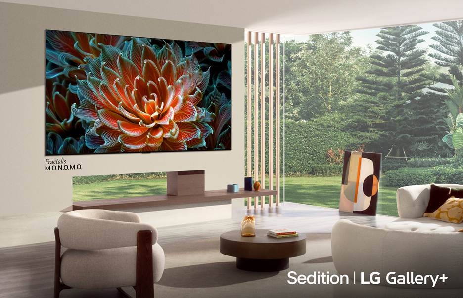 LG transforma TV em galeria de arte com curadoria digital da Sedition