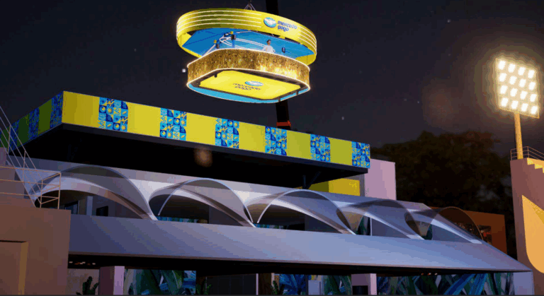 Mercado Pago estreia na Sapucaí com o Camarote Suspenso, estrutura inédita a 25 metros de altura no Setor 9.