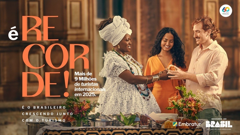 Recorde de turistas internacionais inspira nova campanha da Embratur criada pela Binder