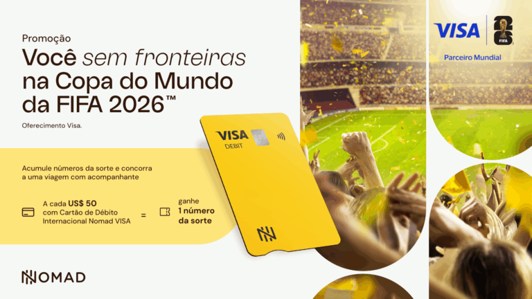 Visa e Nomad lançam promoção que leva brasileiros à Copa do Mundo FIFA 2026™