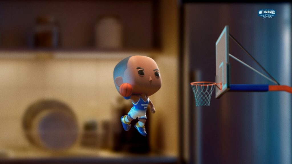 BIG assina animação 3D da campanha que conecta Hellmann’s e NBA no Brasil