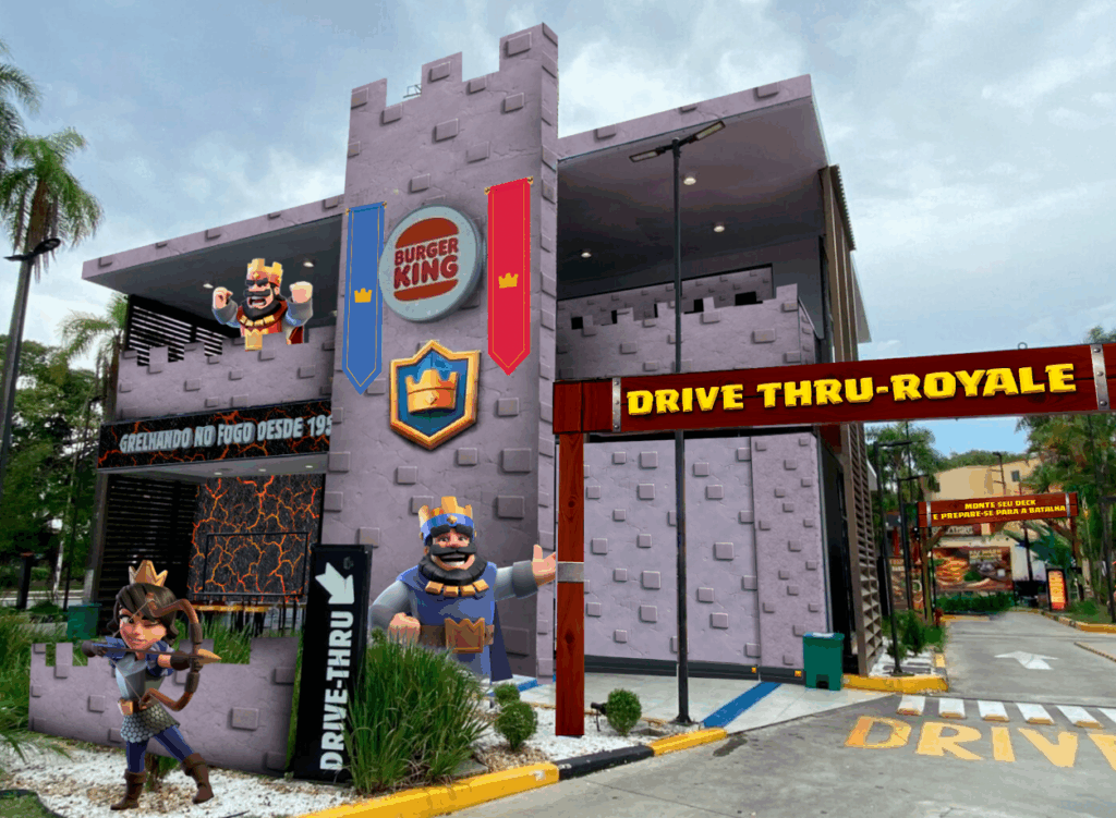 Burger King® e Clash Royale criam loja temática e transformam combos em baús de recompensa no game