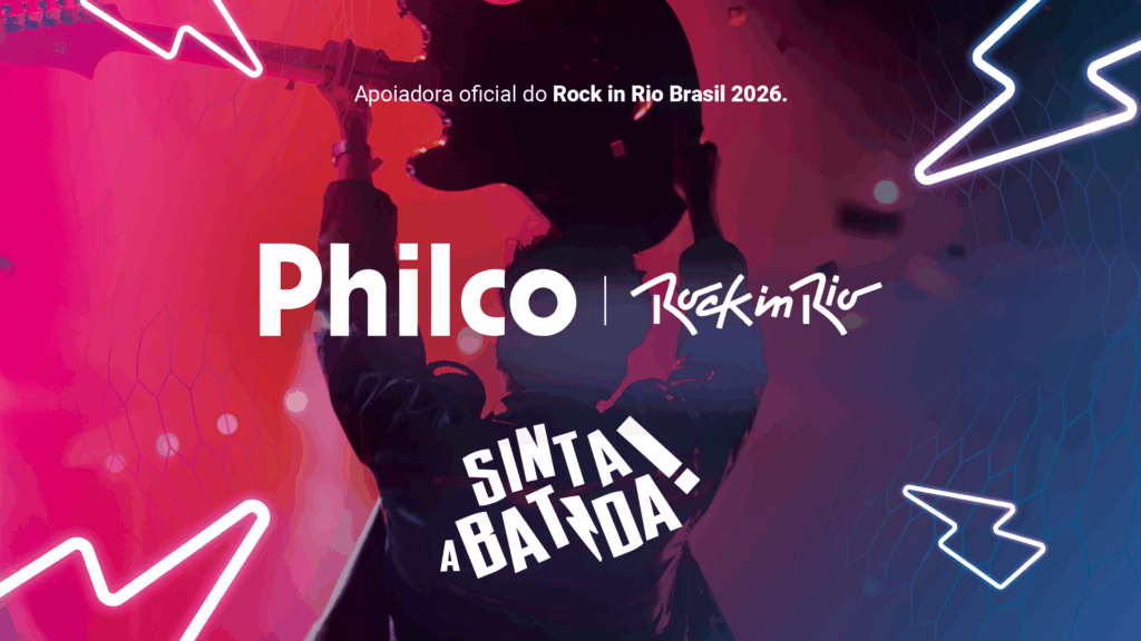 Philco estreia no Rock in Rio Brasil 2026 como apoiadora oficial