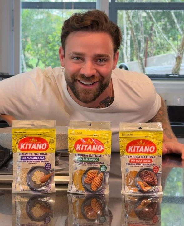 Kitano e o influenciador Zanq