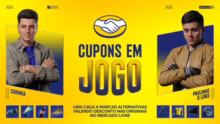 Em ação da GUT para Mercado Livre, O Loko e Loud Coringa se enfrentam em busca de cupons de desconto