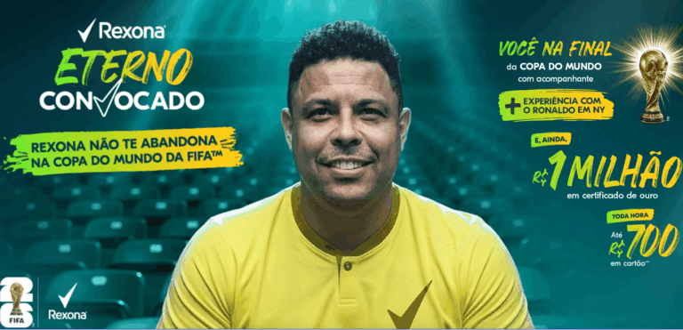 Rexona leva torcedores para a final da Copa do Mundo da FIFA 2026