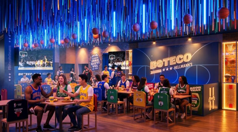 Boteco Hellmann’s retorna durante os Playoffs da NBA com edição gratuita para os fãs da liga em São Paulo