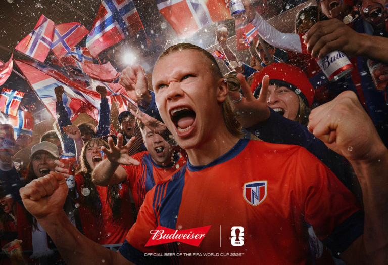 Budweiser entra no clima da Copa 2026 com Haaland, Klopp e ações que conectam fãs dentro e fora de campo