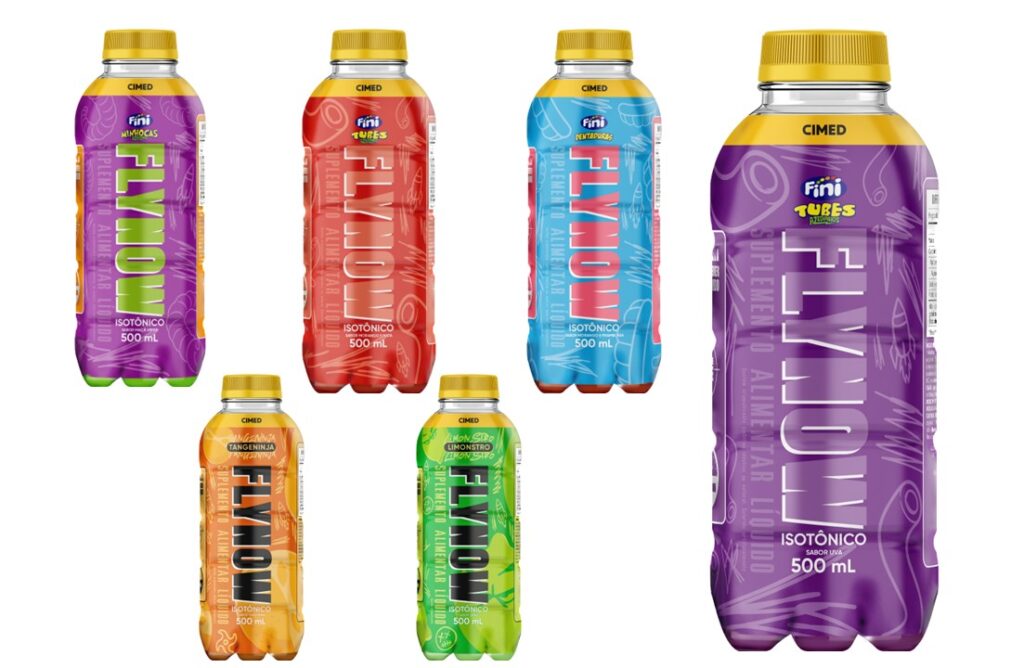 Cimed anuncia FlyNow com sabores inspirados na Fini para ampliar consumo de isotônicos