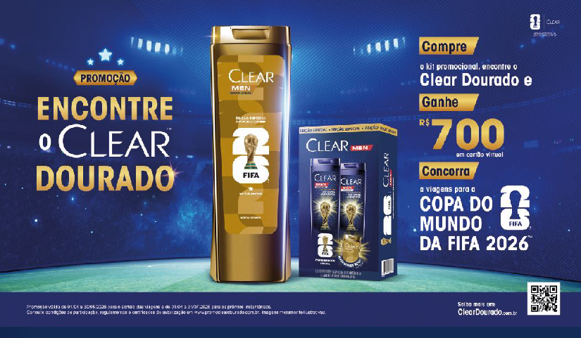 Caça ao Clear Dourado levará torcedores para a Copa do Mundo FIFA 2026™