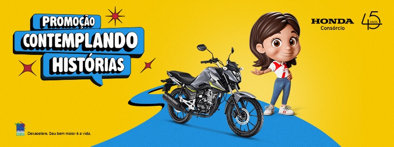 Consórcio Honda celebra 45 anos com campanha que premia histórias reais de clientes com até R$ 5 mil e uma moto 0km.