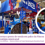 Lacta transforma o ponto de venda em palco da Páscoa e reforça estratégia omnicanal. Entrevista com Patricia Menezes, diretora sênior de Trade Marketing da Mondelez