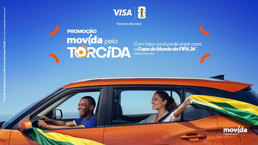 Movida e Visa sorteiam viagem para semifinal da Copa do Mundo da FIFA™ em nova campanha promocional
