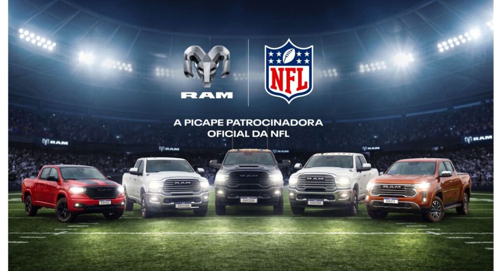 Ram renova parceria e é picape oficial da NFL por mais uma temporada