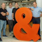 Crédito da foto: Daniel Martinez Legenda: Claudio Gora, Flavio Waiteman, Claudio Kalim (Tech & Soul) & Fico Meirelles (Moma Propaganda).