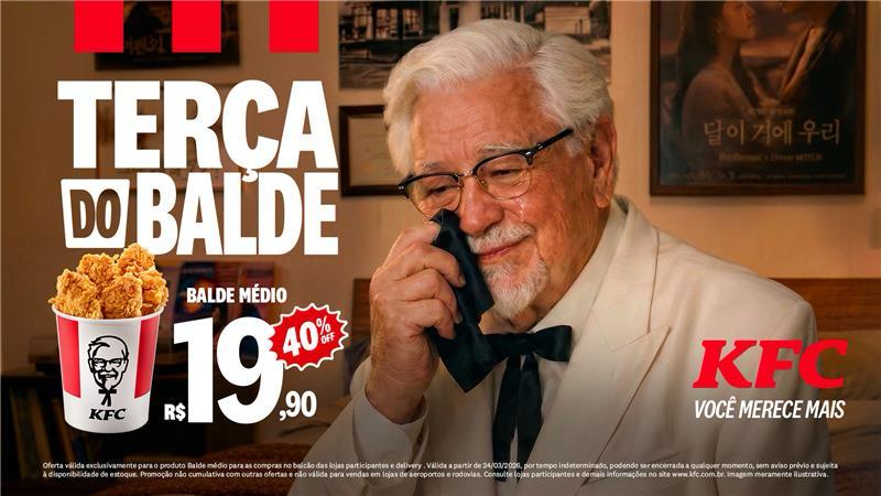 KFC entra no clima dos K-Dramas para transformar o balde em protagonista