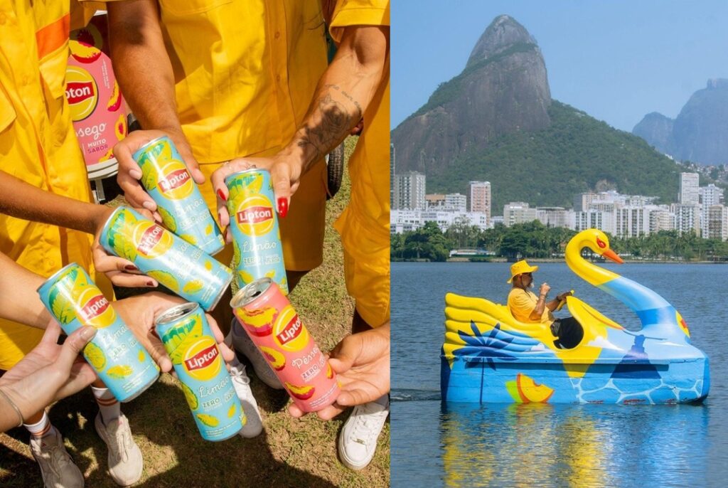 LIPTON ganha nova fórmula zero açúcar e ativa experiências urbanas no Rio