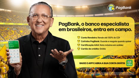 PagBank e Galvão Bueno