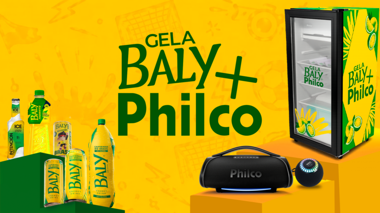 Philco fortalece estratégia de branding para a Copa em parceria com a Baly Energy Drink