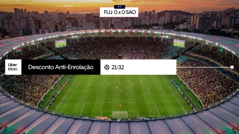 Uber Moto converte tempo de ‘cera’ no campeonato brasileiro em desconto para usuários