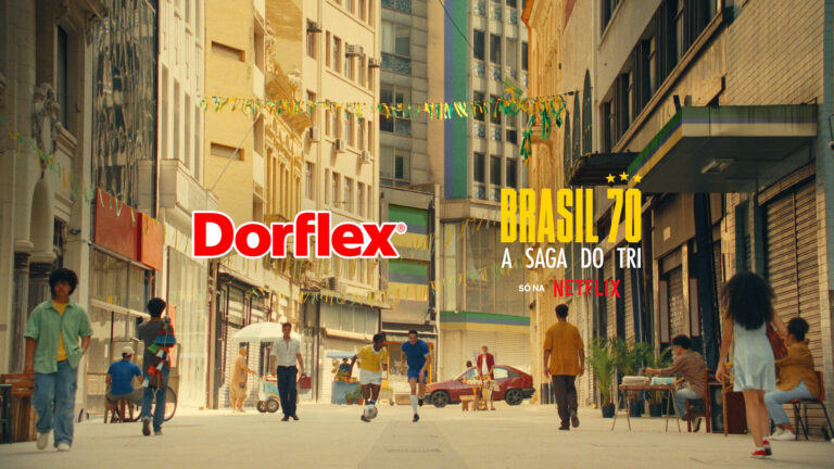 Dorflex revive o clima do Tri de 70 em parceria com a Netflix