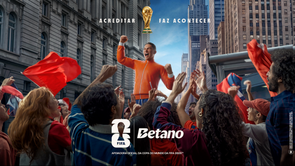 Betano recorre ao universo gamer para contar a emoção da Copa do Mundo 2026