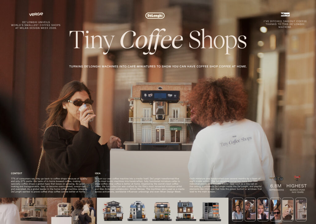 TINY COFFEE SHOPS - LOLA, MADRID, DE'LONGHI, 2026