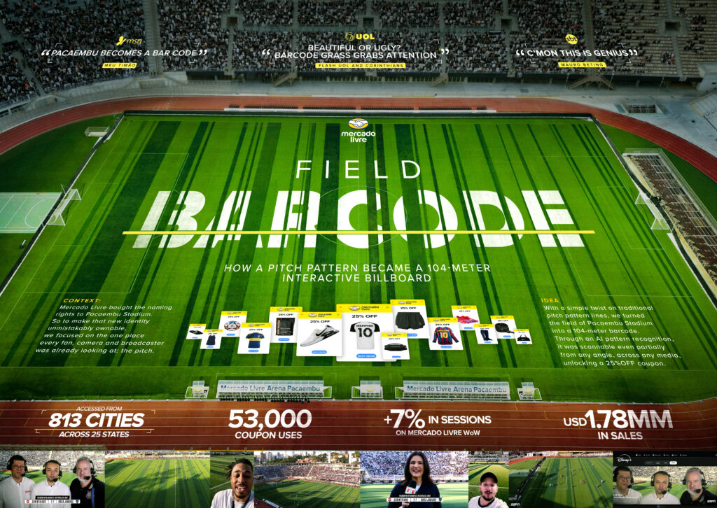 Grand Prix + Leão de Bronze – Field BarCode