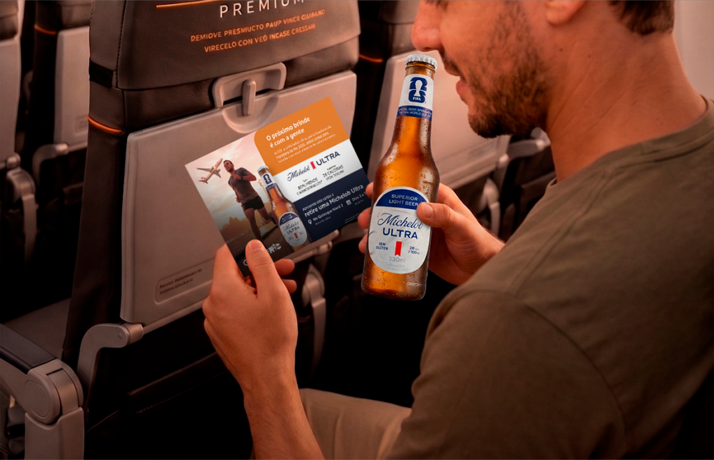 GOL e Michelob Ultra levam clima da Maratona do Rio para passageiros em voos com destino à cidade