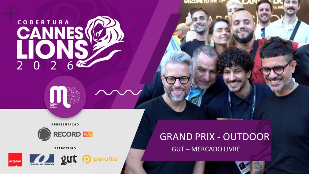 Mercado Livre e GUT conquistam Grand Prix em Outdoor com gramado que virou código de barras