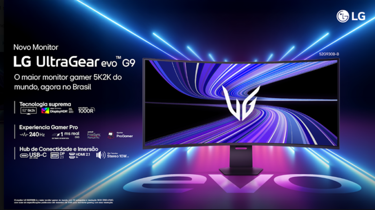 LG UltraGear evo 52G930B-B, maior monitor 5K2K do mundo, chega oficialmente ao Brasil