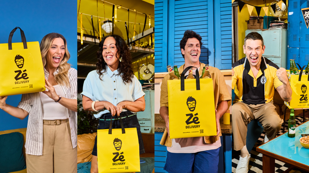 Campanha do Zé Delivery retrata momentos de descontração da rotina