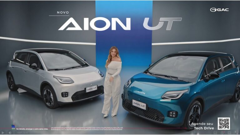 GAC apresenta campanha do AION UT com Paolla Oliveira