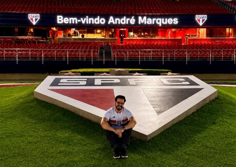 São Paulo FC contrata André Marques para liderar o marketing e reforçar estratégias de marca, negócios e crescimento do clube.