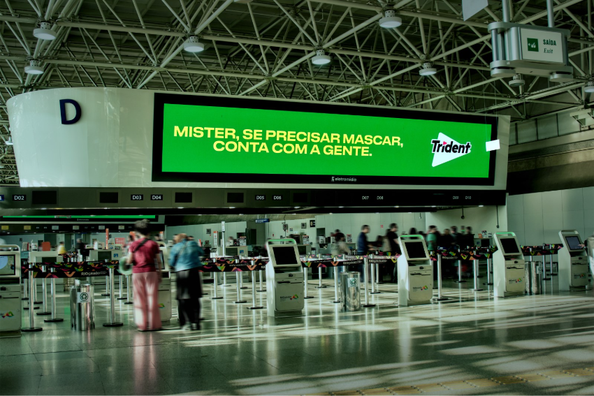 Trident ocupa o Galeão com 133 peças de OOH em homenagem ao “Mister”