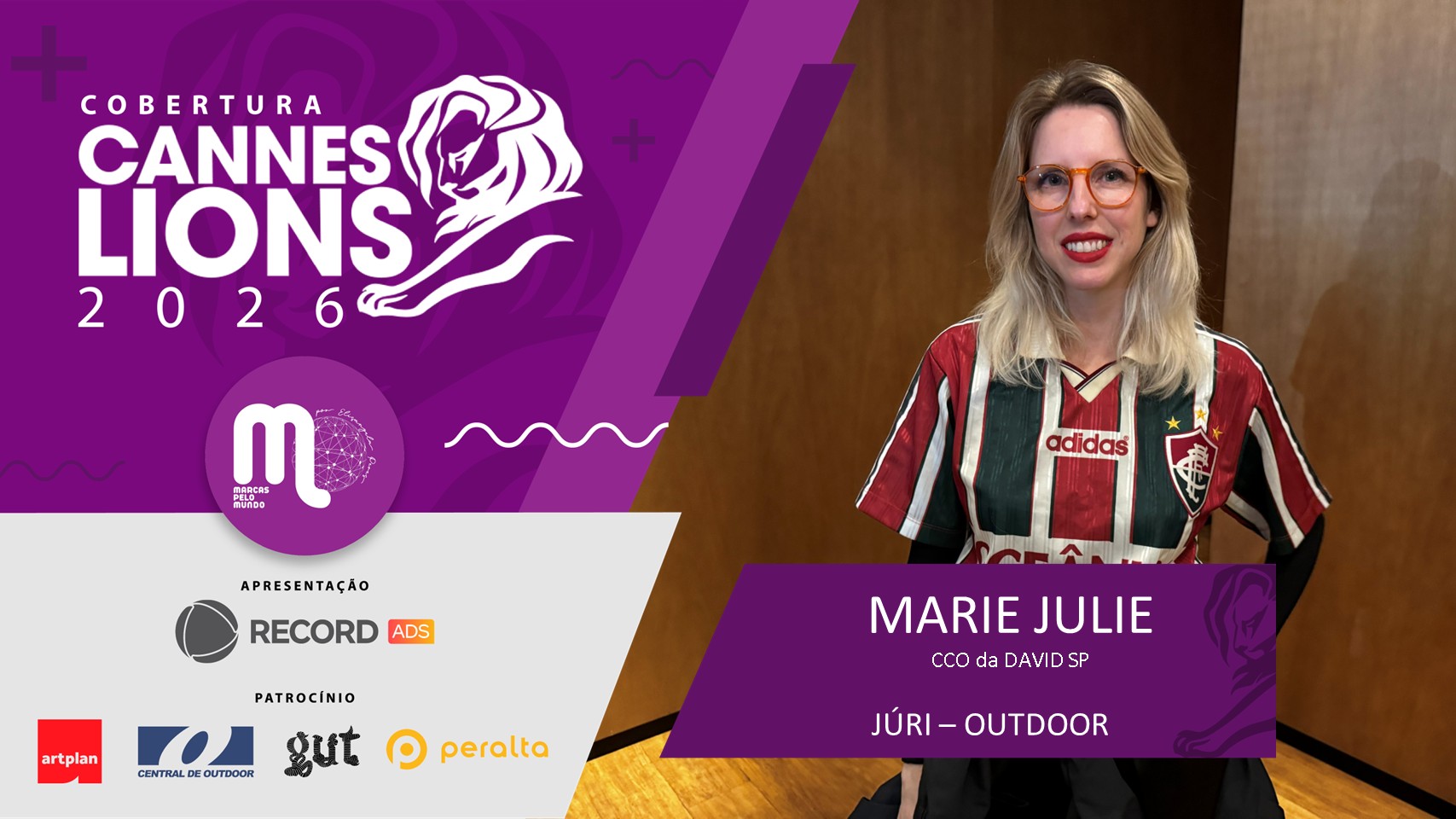 Cannes Lions 2026 - O que esperar da categoria Outdoor? Papo com Marie Julie, jurada e CCO da David