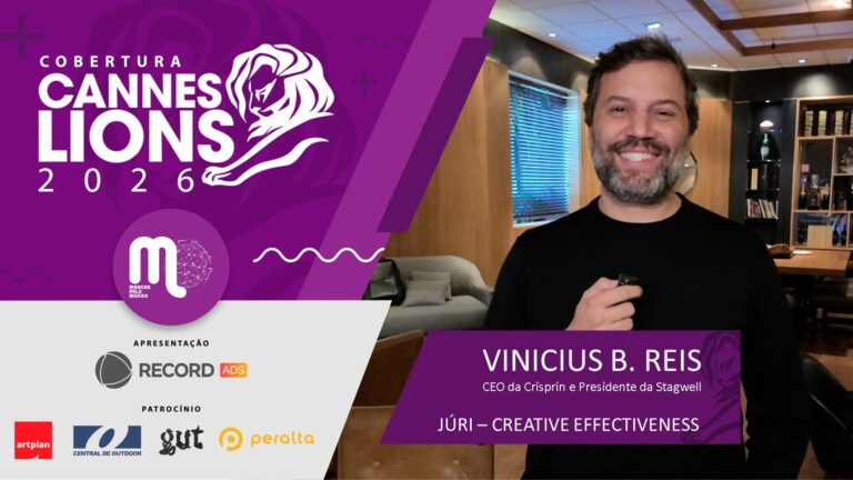 Cannes Lions 2026 - O que esperar de Creative Effectiveness? Papo com Vinicius Reis, jurado e CEO da Crispin e presidente da Stagwell.