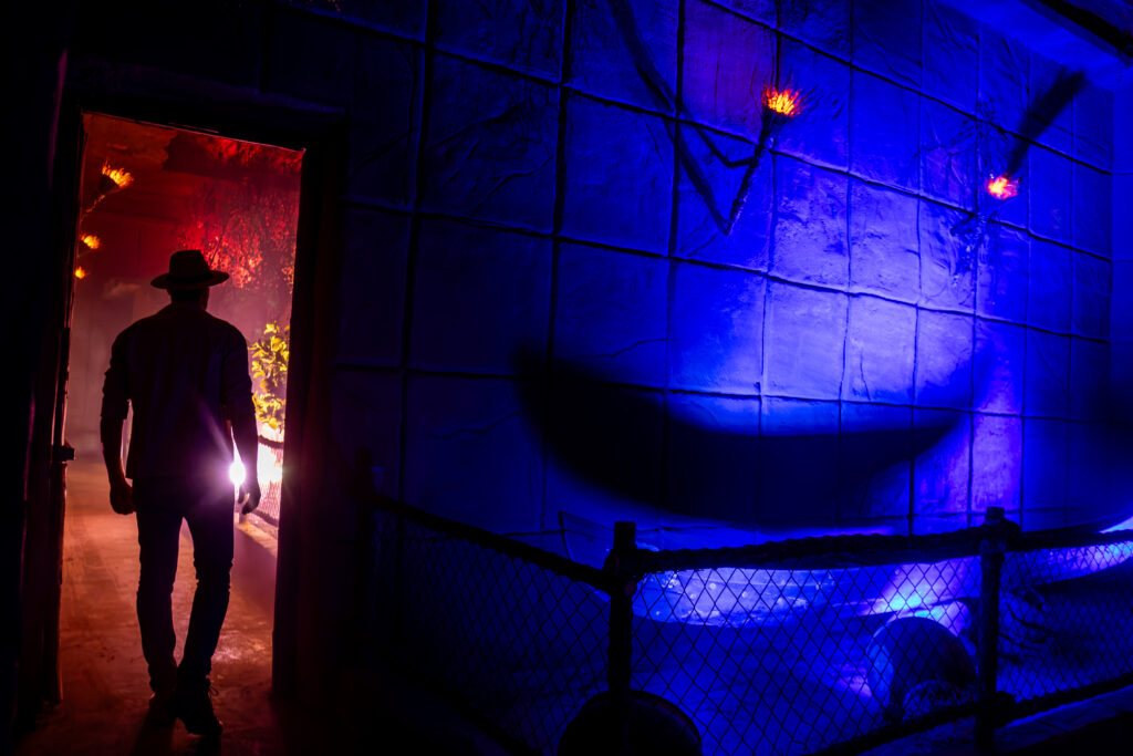 Parte do interior da Enigmaya, primeira Mad House da America Latina - Créditos: Divulgação Cacau Park