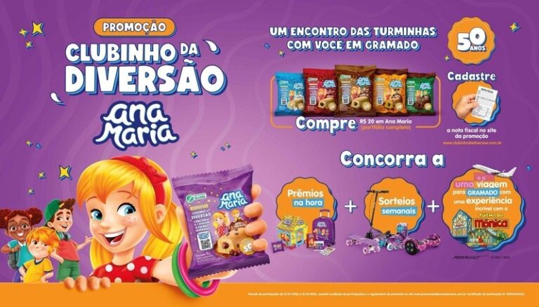 Ana Maria celebra 50 anos com promoção inédita em parceria com a Turma da Mônica