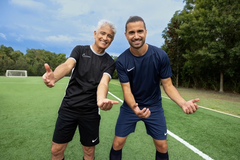 Centauro celebra o Dia dos Pais com ex-jogador Bebeto e seu filho em campanha que transforma memórias em novos lances