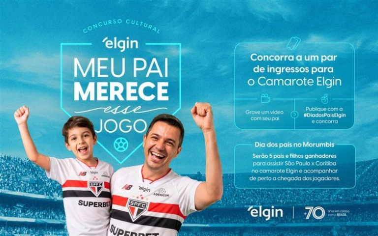 Elgin vai levar torcedores do São Paulo para uma experiência VIP no MorumBIS; veja como participar
