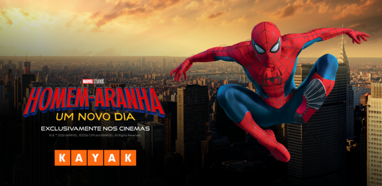 KAYAK e Sony Pictures se unem em campanha de Homem-Aranha: Um Novo Dia para inspirar viagens à NYC