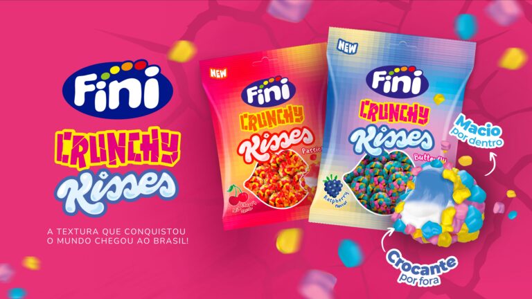 Crunchy Kisses: Fini traz ao Brasil nova tendência de balas com texturas