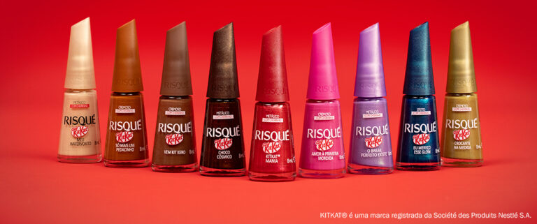 O esmalte que cheira a chocolate existe — e leva a assinatura de Risqué e KitKat
