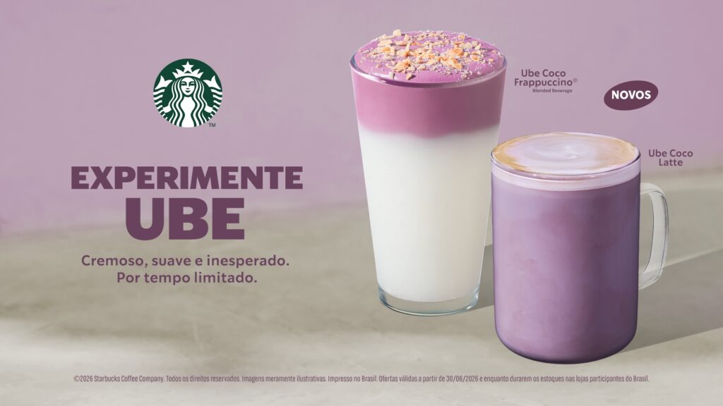 Starbucks entra na onda do ube e aposta no ingrediente mais comentado do momento