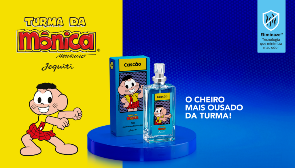 Jequiti lança perfume do Cascão