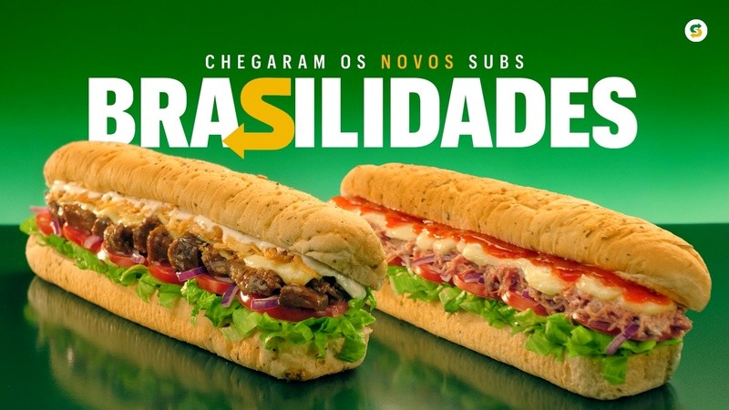 Subway apresenta a linha Brasilidades com Carne Supreme e Carne Seca com Catupiry® Original em campanha criada pela AlmapBBDO.